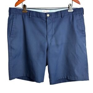 Peter Millar Navy Blue Golf Shorts Men's Size 40 Polyester Lightweight Gorpcorr